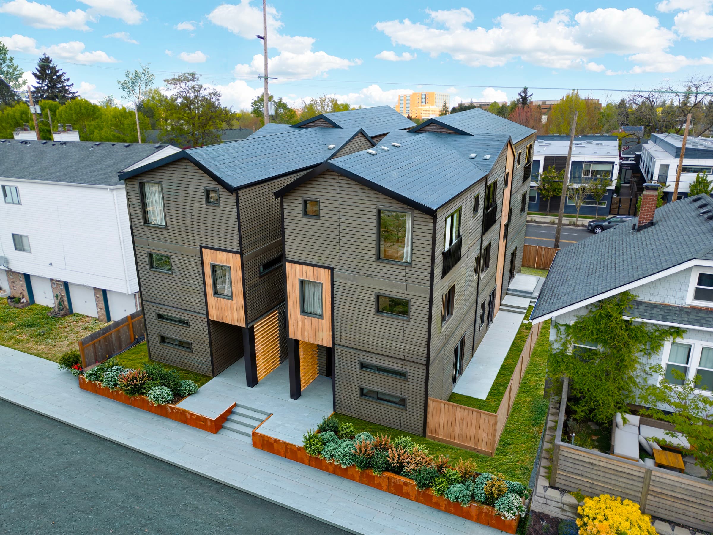 Artist rendering of The Ankeny Townhomes